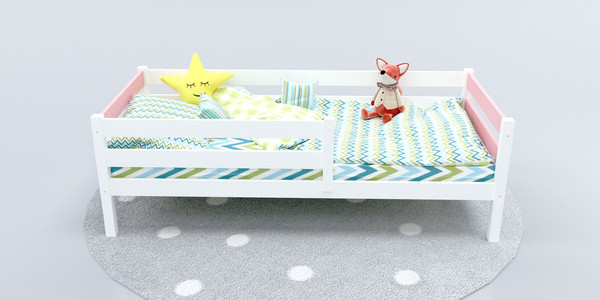 Изображение товара Кровать-тахта детская Савушка Савушка-03 80x160 (розовый)