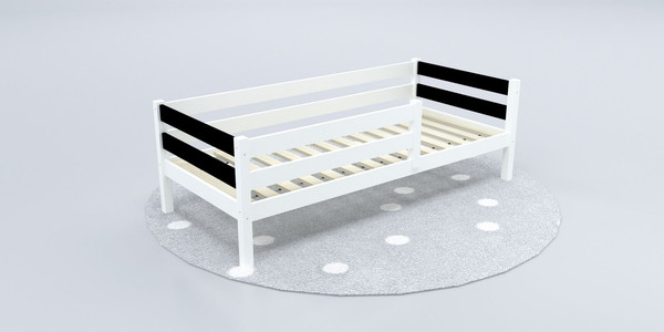 Изображение товара Кровать-тахта детская Савушка Савушка-03 80x160 (черный)