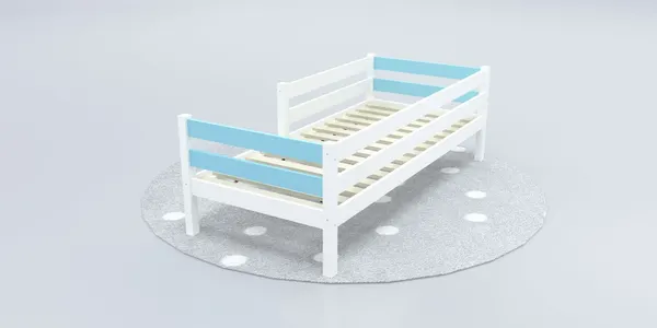 Изображение товара Кровать-тахта детская Савушка Савушка-03 80x160 (голубой)