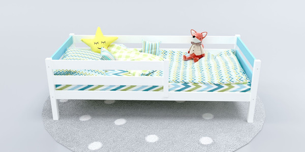 Изображение товара Кровать-тахта детская Савушка Савушка-03 80x160 (голубой)