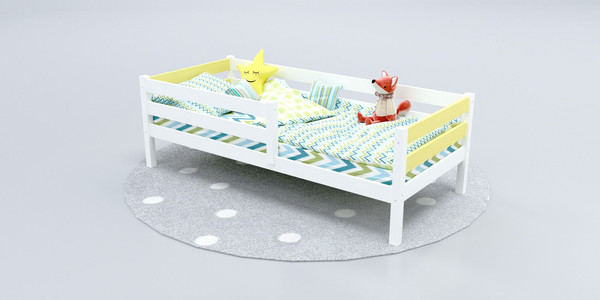 Изображение товара Кровать-тахта детская Савушка Савушка-03 70x140 (желтый)