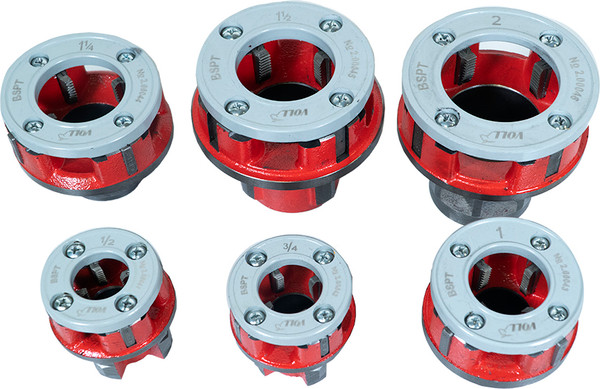 Изображение товара Клупп трубный VOLL V-Matic B2 с набором головок 1/2"-2" / 2.10050