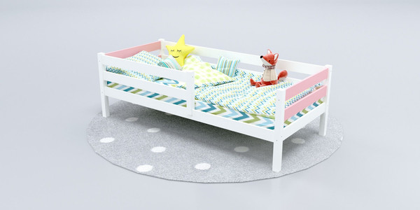 Изображение товара Кровать-тахта детская Савушка Савушка-03 70x140 (розовый)