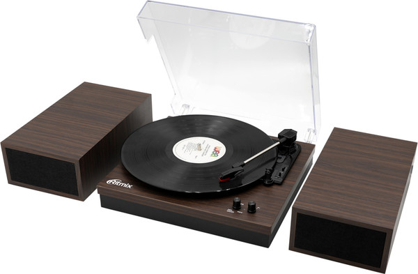 Изображение товара Проигрыватель виниловых пластинок Ritmix LP-340B (Black Wood)