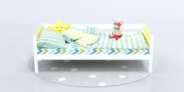 Изображение товара Кровать-тахта детская Савушка Савушка-02 80x160 (желтый)