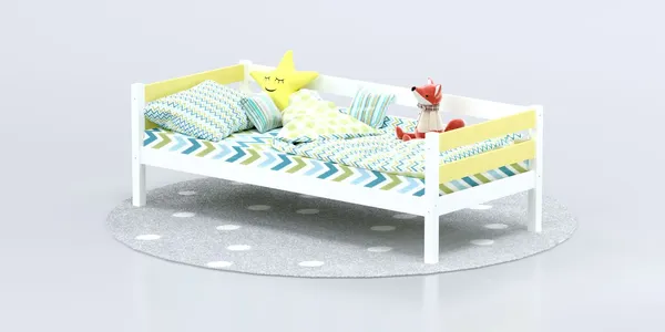 Изображение товара Кровать-тахта детская Савушка Савушка-02 80x160 (желтый)