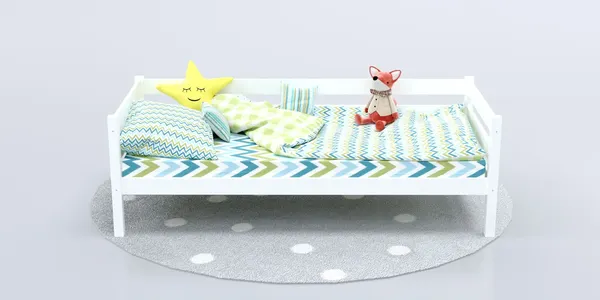 Изображение товара Кровать-тахта детская Савушка Савушка-02 80x160 (белый)