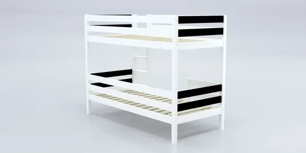 Изображение товара Двухъярусная кровать детская Савушка Савушка-01 90x200 (черный)