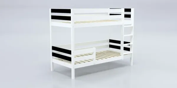 Изображение товара Двухъярусная кровать детская Савушка Савушка-01 90x200 (черный)