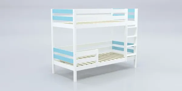 Изображение товара Двухъярусная кровать детская Савушка Савушка-01 90x200 (голубой)