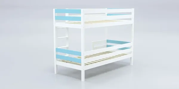 Изображение товара Двухъярусная кровать детская Савушка Савушка-01 90x200 (голубой)