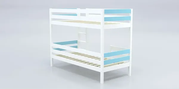 Изображение товара Двухъярусная кровать детская Савушка Савушка-01 90x200 (голубой)