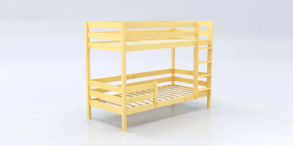 Изображение товара Двухъярусная кровать детская Савушка Савушка-01 90x180 (без окрашивания)