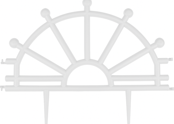 Изображение товара Изгородь декоративная Дэвэри Штурвал (2.9м, белый)