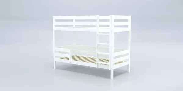 Изображение товара Двухъярусная кровать детская Савушка Савушка-01 80x160 (белый)