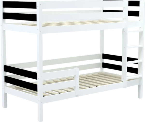 Изображение товара Двухъярусная кровать детская Савушка Савушка-01 80x160 (черный)