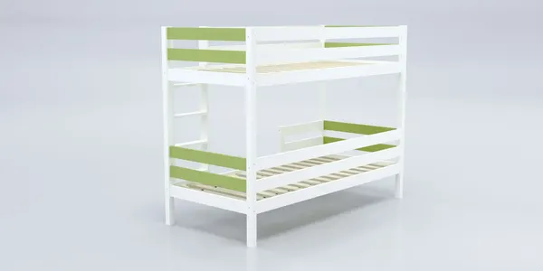 Изображение товара Двухъярусная кровать детская Савушка Савушка-01 80x160 (зеленый)