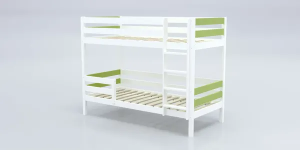Изображение товара Двухъярусная кровать детская Савушка Савушка-01 80x160 (зеленый)