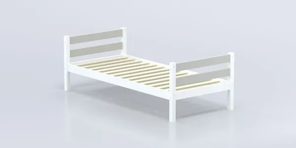 Изображение товара Односпальная кровать детская Савушка Савушка-01 90x200 (серый)