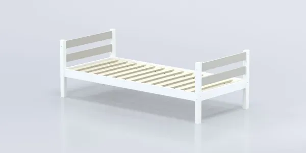 Изображение товара Односпальная кровать детская Савушка Савушка-01 90x200 (серый)