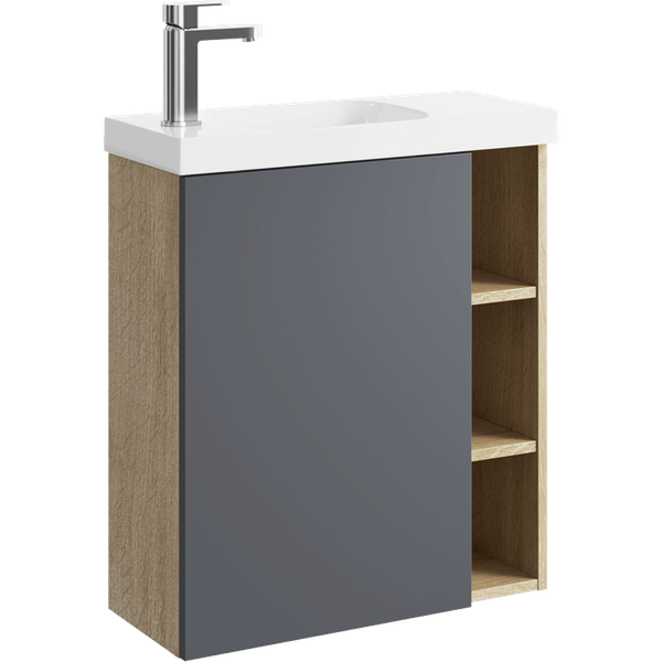 Изображение товара Тумба под умывальник Aqwella Alba ALB0106LDD + ALB0706GRМ