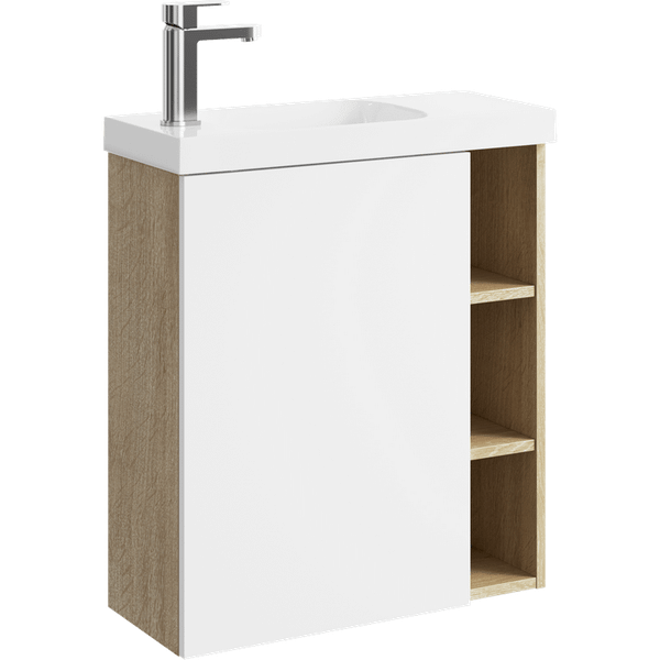 Изображение товара Тумба под умывальник Aqwella Alba ALB0106LDD + ALB0706WM