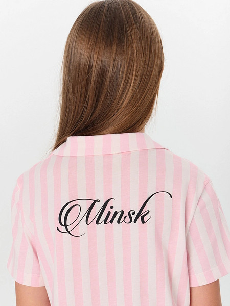 Изображение товара Пижама детская Mark Formelle 567745 (р.164-84, розовая полоска/Minsk)