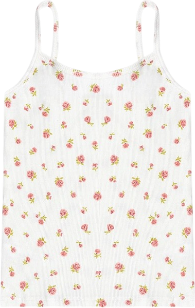 Изображение товара Майка детская Mark Formelle 427742 (р.140-68, цветы на светло-молочном)