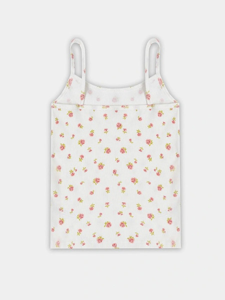 Изображение товара Майка детская Mark Formelle 427742 (р.140-68, цветы на светло-молочном)