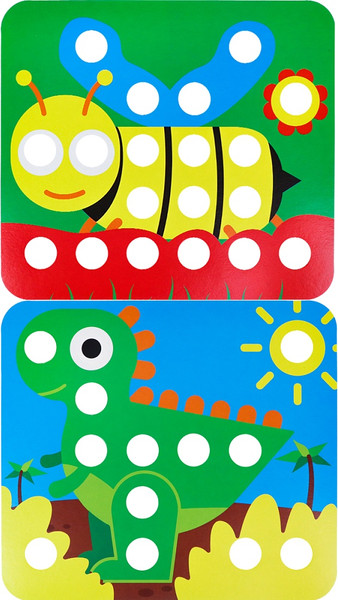 Изображение товара Развивающая игра РЫЖИЙ КОТ Мозайкин для малышей / М-7166