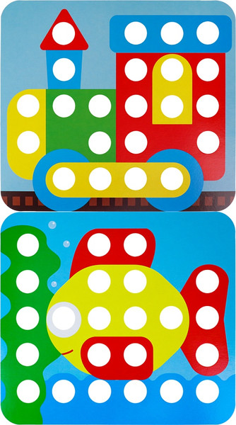 Изображение товара Развивающая игра РЫЖИЙ КОТ Мозайкин для малышей / М-7166