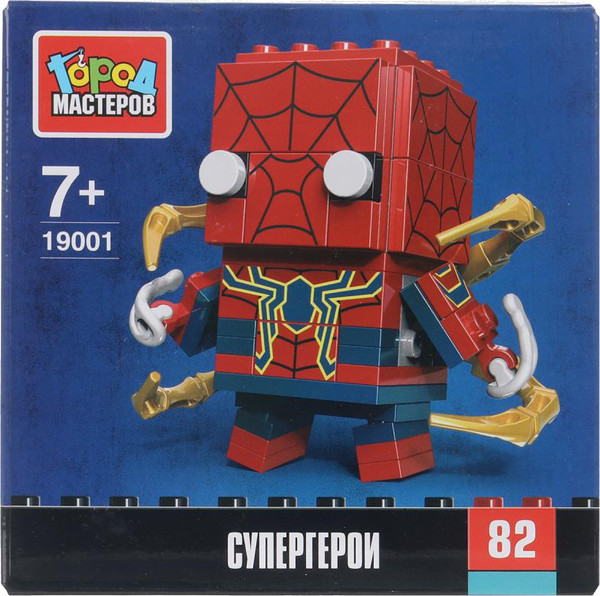 Изображение товара Конструктор Город мастеров Супергерои / 19001-ZH (82эл)
