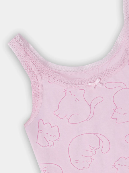 Изображение товара Комплект бельевой детский Mark Formelle 447008 (р.158-80, котики на розовом)