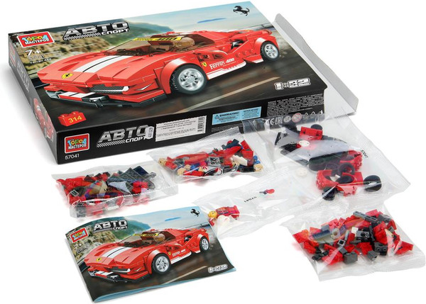 Изображение товара Сборная модель Город мастеров Суперкар Ferrari / 57041-YD (314эл)