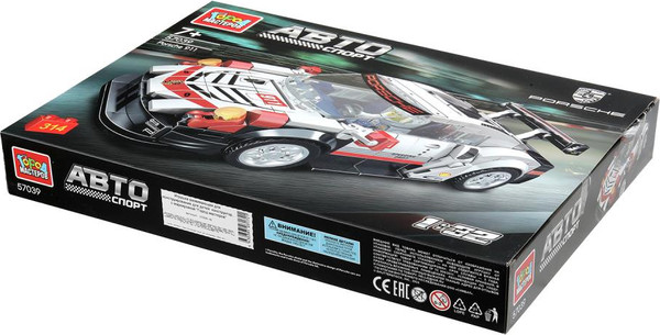 Изображение товара Сборная модель Город мастеров Суперкар Porsche / 57039-YD (314эл)