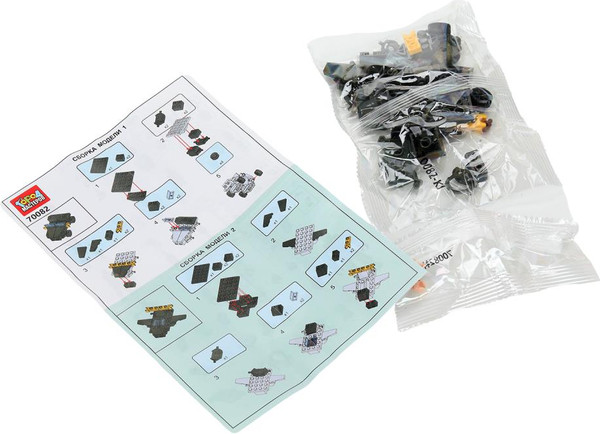 Изображение товара Конструктор Город мастеров Солдат с джипом 2в1 / 70082-XJ (43эл)