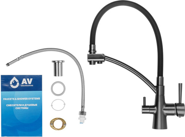 Изображение товара Смеситель AV Engineering AVLUX4-A49ST (графит)