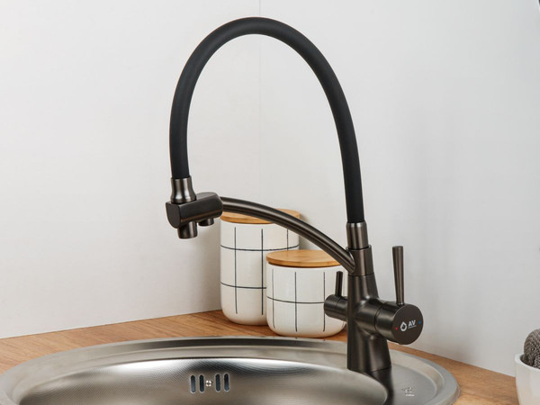 Изображение товара Смеситель AV Engineering AVLUX4-A49ST (графит)