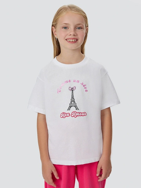 Изображение товара Спортивный костюм детский Mark Formelle 397736 (р.128-64, бантики на розовом/маджента/белый)