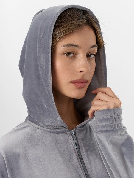 Изображение товара Кофта домашняя Mark Formelle 502984 (р.164/170-96-102, серебристо-серый)