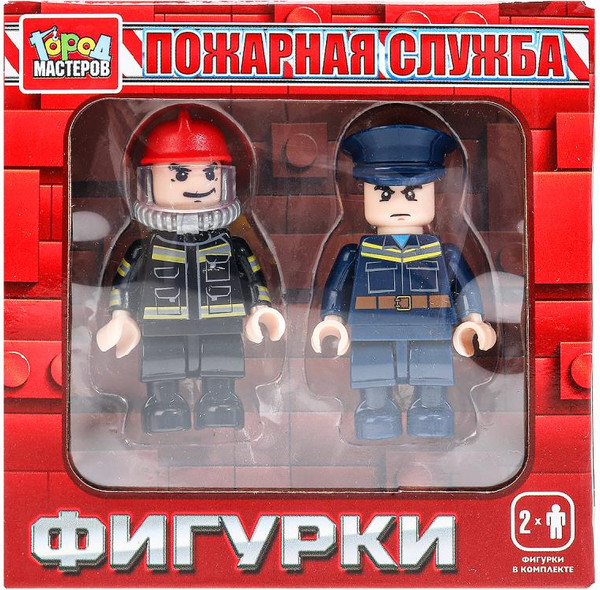 Изображение товара Элемент конструктора Город мастеров Фигурки пожарные / 18035-KK