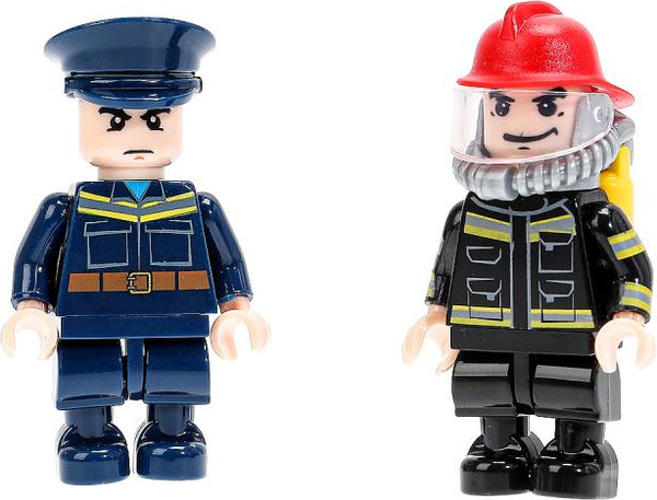 Изображение товара Элемент конструктора Город мастеров Фигурки пожарные / 18035-KK