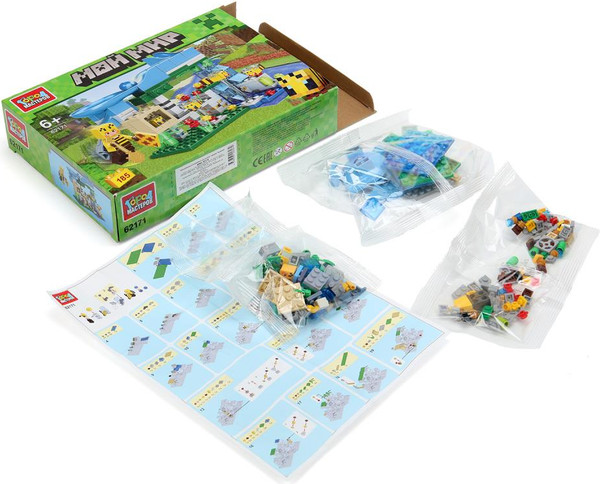 Изображение товара Конструктор Город мастеров Мой мир горка с шариком / 62171-ZH (185эл)