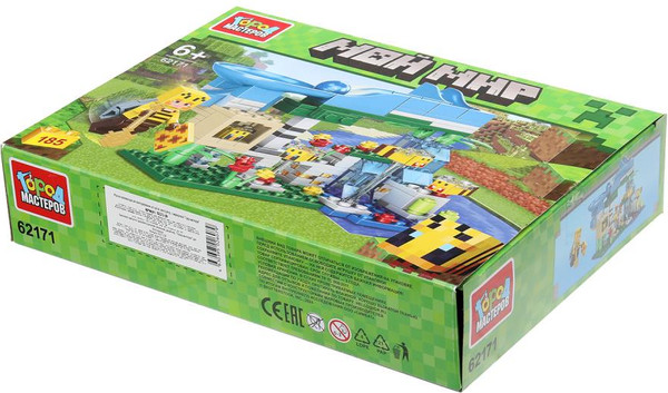 Изображение товара Конструктор Город мастеров Мой мир горка с шариком / 62171-ZH (185эл)