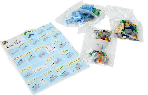 Изображение товара Конструктор Город мастеров Мой мир горка с шариком / 62171-ZH (185эл)