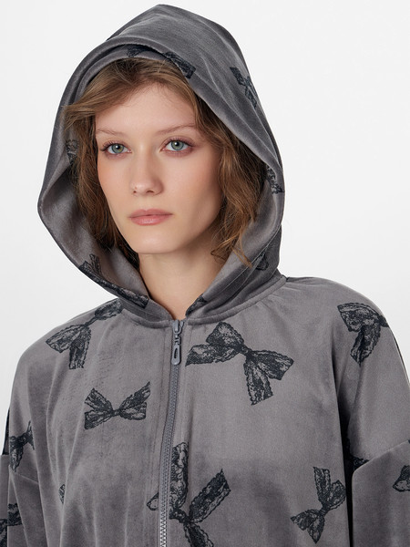 Изображение товара Кофта домашняя Mark Formelle 502984 (р.164/170-96-102, бантики на сером)