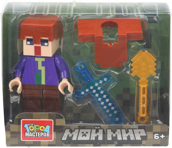 Изображение товара Элемент конструктора Город мастеров Фигурка мой мир с аксессуарами / 18135-XU