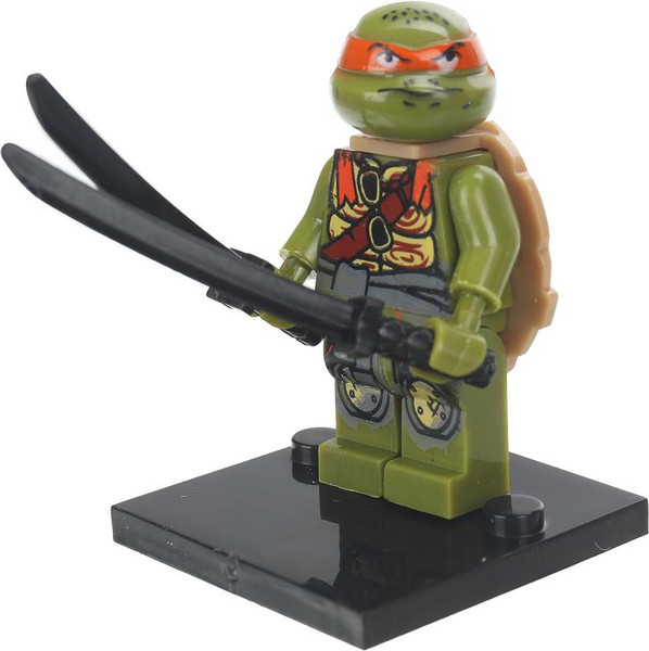 Изображение товара Элемент конструктора Город мастеров Фигурки мой мир + черепашки / 18009-ZH