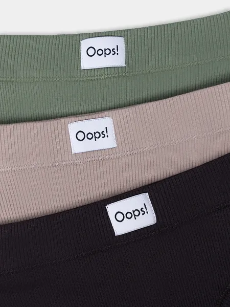 Изображение товара Комплект женских трусов Mark Formelle 412491-3 (р.102, лавровый/декор)