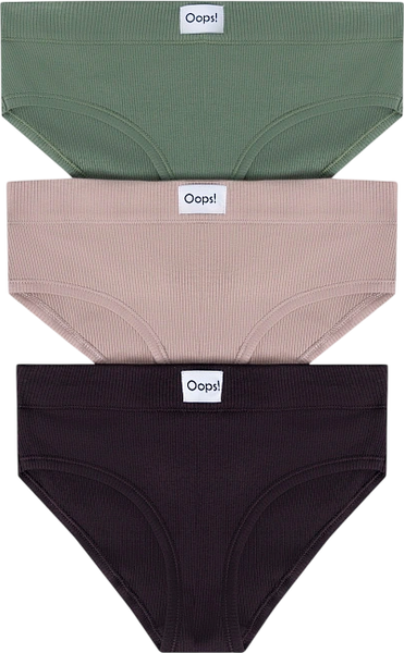 Изображение товара Комплект женских трусов Mark Formelle 412491-3 (р.102, лавровый/декор)